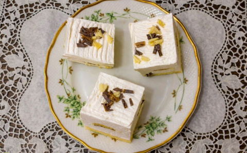 Tejfölös-citromos kocka