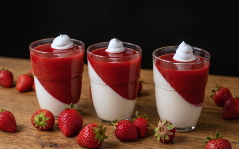 Epres panna cotta