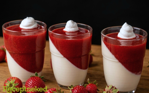 Epres panna cotta