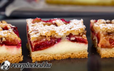 Szilvás reszelt sütemény recept fotóval Szilvás reszelt sütemény