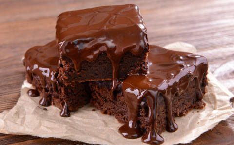 Kívül ropogós, belül krémes brownie recept fotóval Kívül ropogós, belül krémes brownie