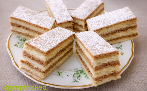 Hatlapos vanília krémmel