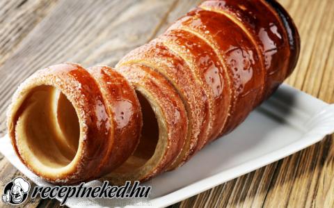 Kürtős kalács házilag recept fotóval Kürtős kalács házilag