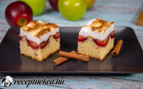 Habos-szilvás szelet