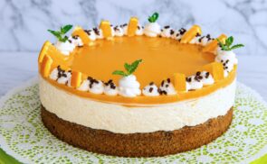Mákos-narancsos torta