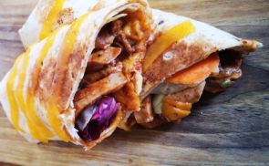 BBQ csirkés wrap