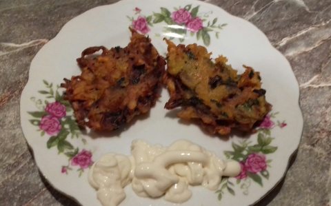 Batátás, gombás lapcsánka recept fotóval Batátás, gombás lapcsánka