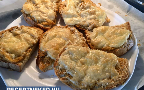 Hummuszos melegszendvics recept fotóval Hummuszos melegszendvics
