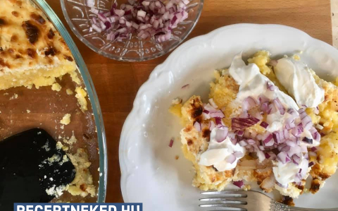 Juhtúrós puliszka recept fotóval Juhtúrós puliszka