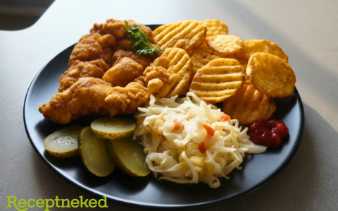 Bundás karaj sült krumplival