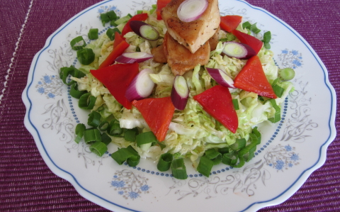 Kelkáposzta saláta