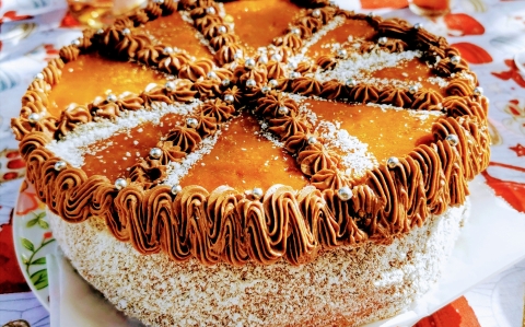 Dobos torta gluténmentesen recept fotóval Dobos torta gluténmentesen