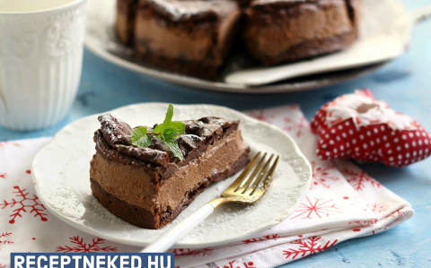 Csokoládés eclair torta recept fotóval Csokoládés eclair torta