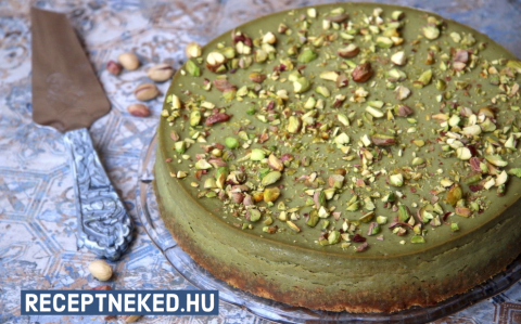 Pisztáciás sajttorta recept fotóval Pisztáciás sajttorta