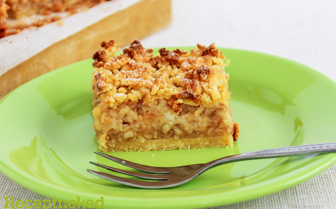 Reszelt almás pite (cukor és gluténmentes)