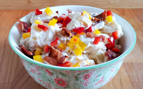 Baconos burgonyasaláta