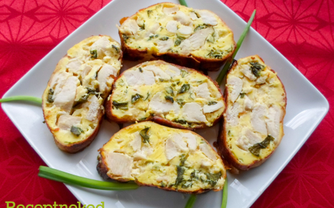 Medvehagymás csirkemellrolád