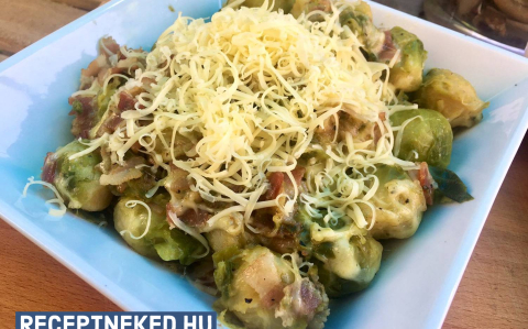 Baconos-sajtos sült kelbimbó recept fotóval Baconos-sajtos sült kelbimbó