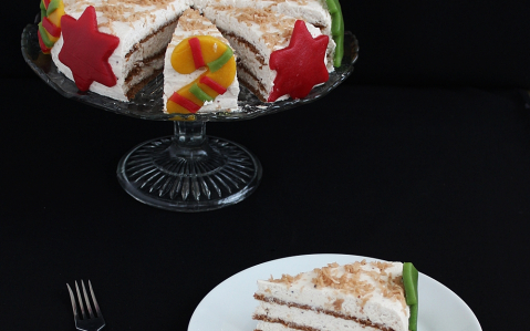 Gesztenyekrémes mézeskalács torta recept fotóval Gesztenyekrémes mézeskalács torta