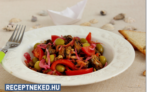Kagylósaláta recept fotóval Kagylósaláta