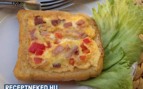 Keretes rántotta recept fotóval Keretes rántotta