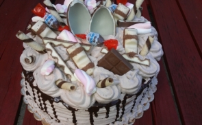 Kinder csokis torta