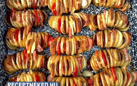 Töltött sültkrumpli recept fotóval Töltött sültkrumpli
