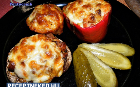 Töltött zöldségek recept fotóval Töltött zöldségek