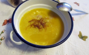 Édesburgonya krémleves recept fotóval Édesburgonya krémleves