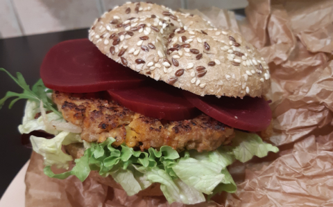 Pulykaburger egészségesen recept fotóval Pulykaburger egészségesen