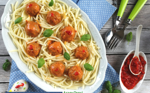 Tejfölös pulykagombóc recept fotóval Tejfölös pulykagombóc