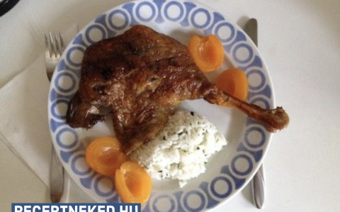 Párolt pulykacomb, gyömbéres rizzsel recept fotóval Párolt pulykacomb, gyömbéres rizzsel