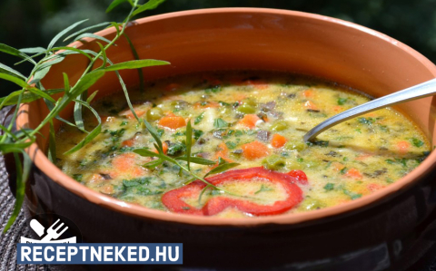 Pulykazúzás tárkonyos raguleves recept fotóval Pulykazúzás tárkonyos raguleves