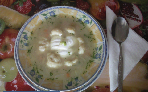 Karfiol leves édesköménnyel