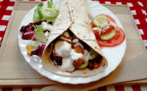 Pulykás tortilla