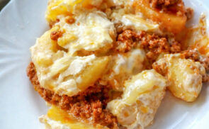 Darált húsos rakott krumpli
