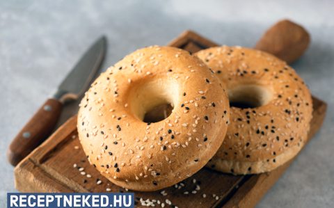 Bagel alaprecept recept fotóval Bagel alaprecept