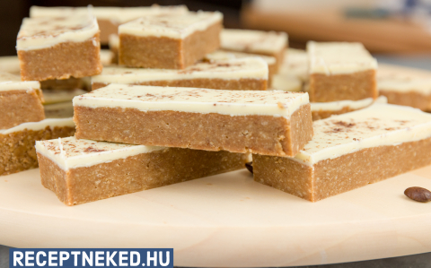 Fehércsokis kávészelet recept fotóval Fehércsokis kávészelet
