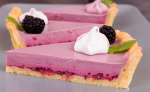 Szedres panna cotta tarte