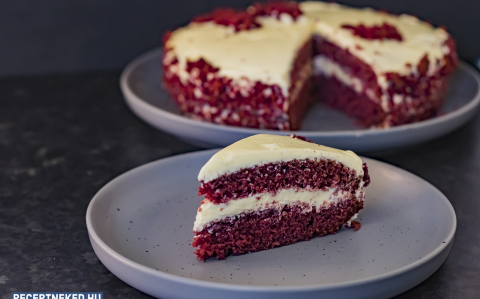 Red Velvet (vörös bársony) torta