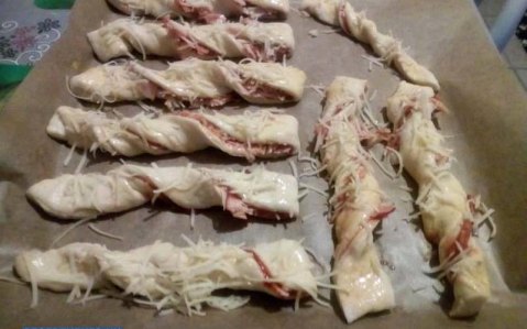 Pizzás csavart