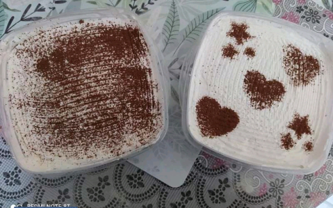 Kakaós babapiskóta tejszínhabbal recept fotóval Kakaós babapiskóta tejszínhabbal