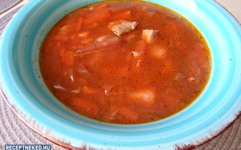 Borscs leves recept fotóval Borscs leves