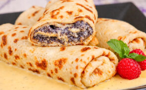 Mákos gubával töltött palacsinta