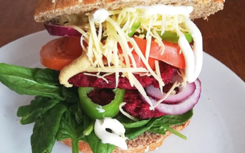 Céklaburger recept fotóval Céklaburger