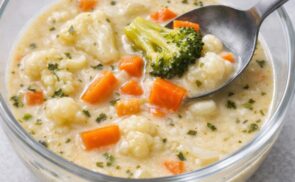 Krémes zöldségleves