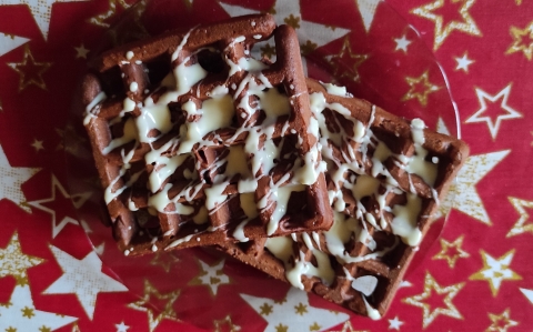 Csokis gofri recept fotóval Csokis gofri