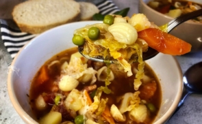 Minestrone recept fotóval Minestrone