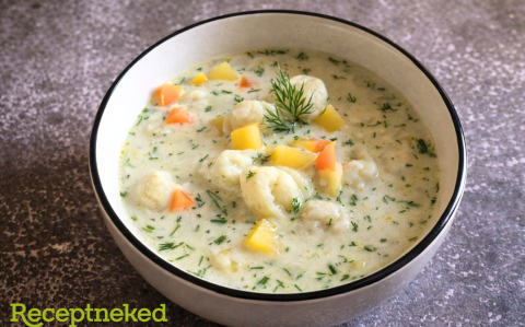 Burgonyagombóc leves