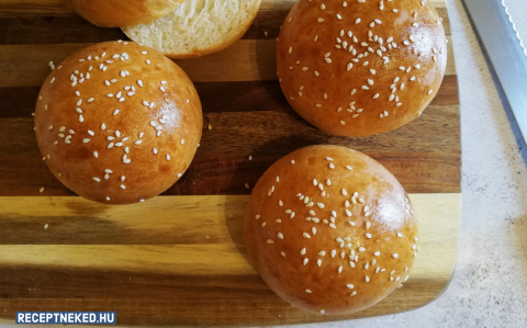 Hamburger zsemle recept fotóval Hamburger zsemle